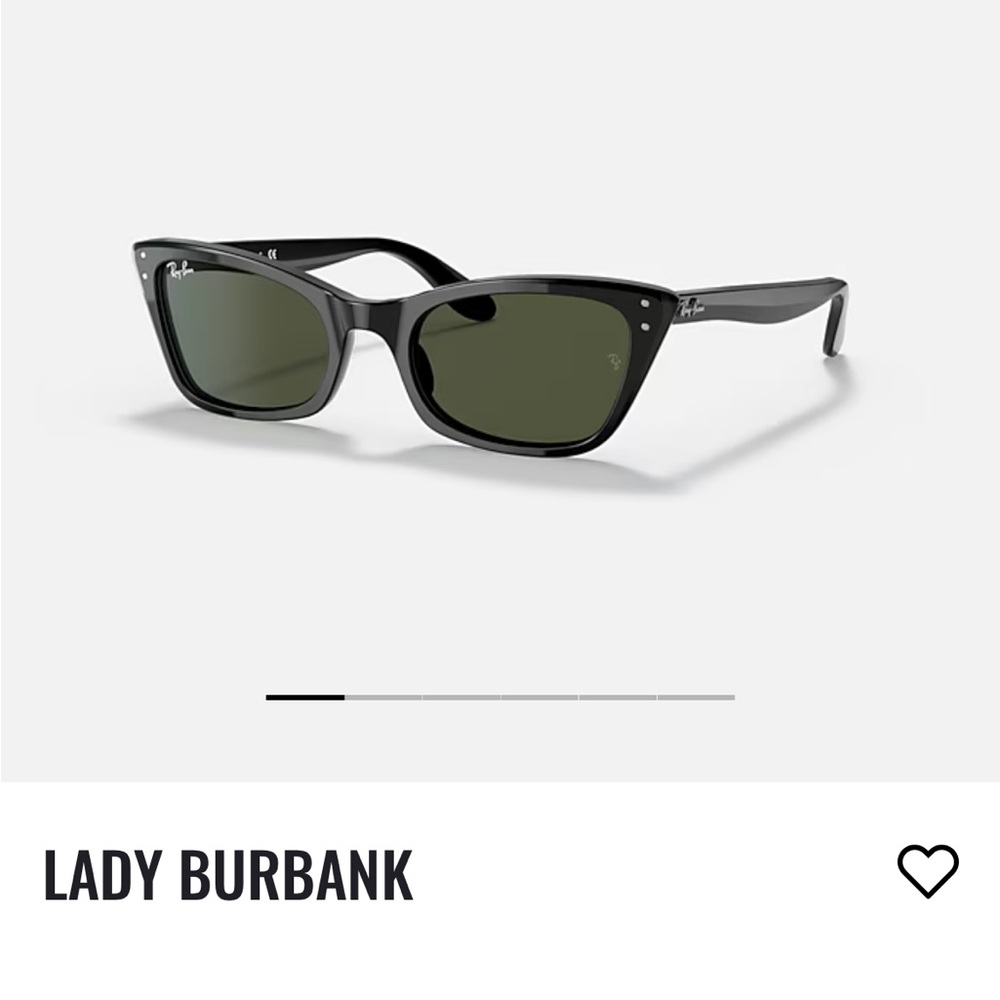 Ray-Ban Black Sunglasses LADY BURBANK - Picture 2 of 8